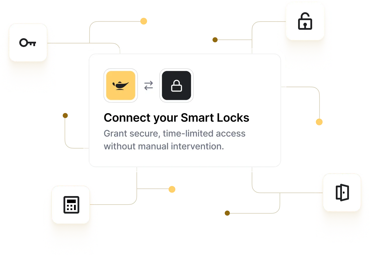 Integración de cerraduras inteligentes